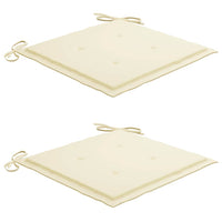 Sedie da Giardino Pieghevoli 2 pz con Cuscini Massello Acacia 3064646