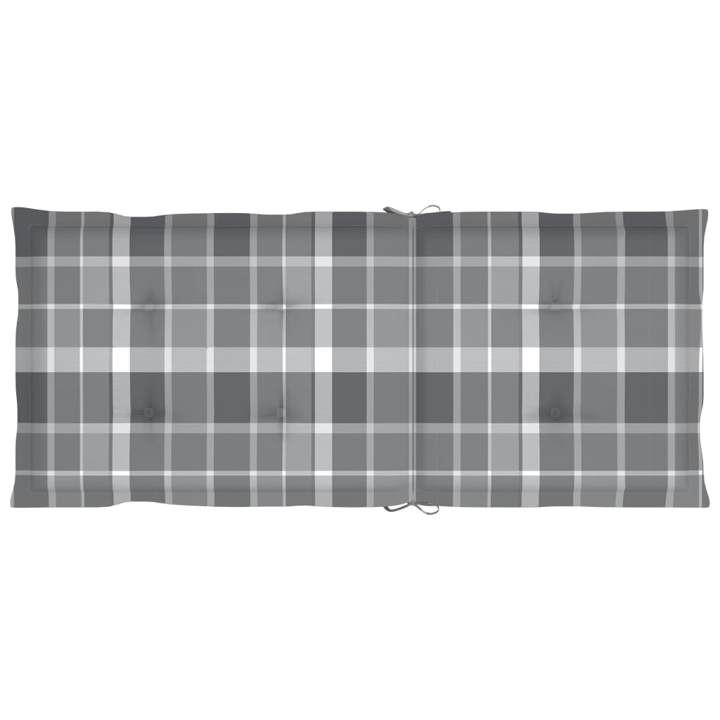 Sedie da Giardino Reclinabili 2pz con Cuscini Massello Acacia 3064712