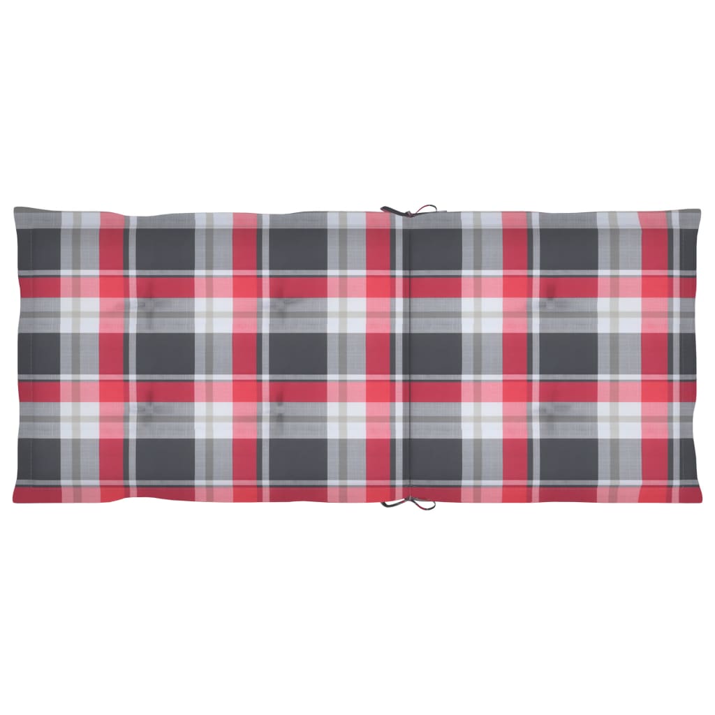 Sedie da Giardino Reclinabili 3 pz con Cuscini Massello Acacia 3064741