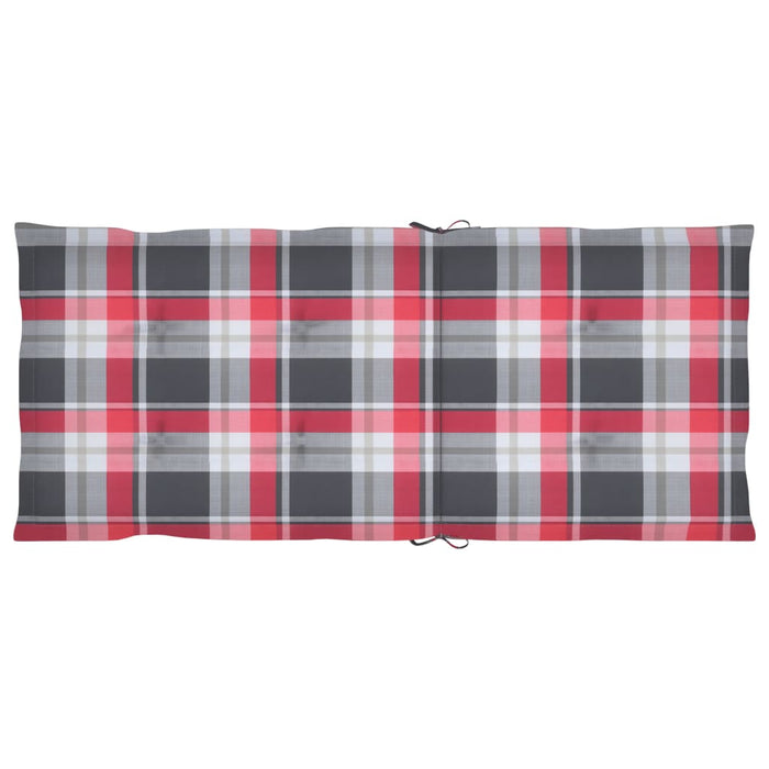 Sedie da Giardino Reclinabili 3 pz con Cuscini Massello Acacia 3064741