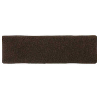 Tappetini per Scale Tessuto Agugliato 15 pz 65x21x4 cm Marrone 326188