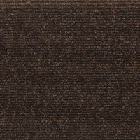 Tappetini per Scale Tessuto Agugliato 15 pz 65x21x4 cm Marrone 326188