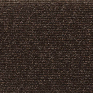 Tappetini per Scale Tessuto Agugliato 15 pz 65x21x4 cm Marrone 326188