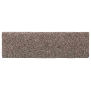 Tappetini per Scale Tessuto Agugliato 15 pz 65x25 cm Crema cod mxl 78232