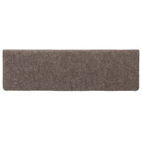 Tappetini per Scale Tessuto Agugliato 15 pz 65x21x4 cm Crema 326190