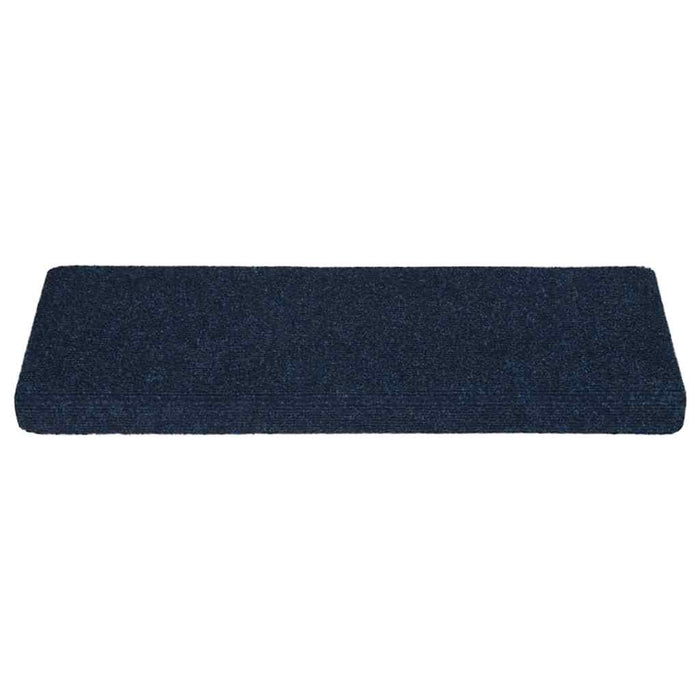 Tappetini per Scale Tessuto Agugliato 15 pz 65x25 cm Blu cod mxl 65174