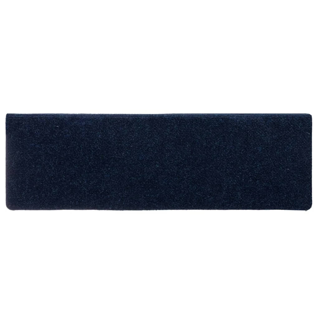 Tappetini per Scale Tessuto Agugliato 15 pz 65x25 cm Blu cod mxl 65174