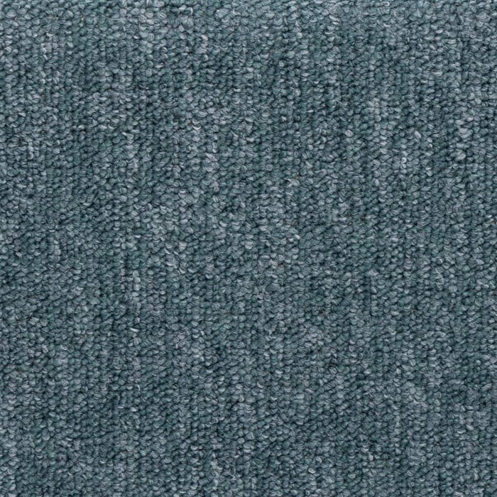 Tappetini per scale 15 pz 65x21x4 cm Verde scuro con bordo rettangolare 326193