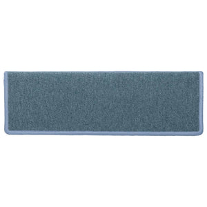 Tappetini per Scale 15 pz 65x21x4 cm Blu