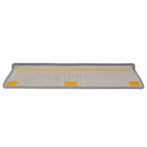 Tappetini per Scale 15 pz 65x25 cm Bianchi e Grigi cod mxl 77021