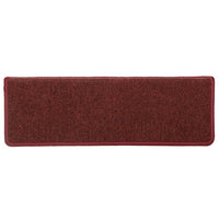 Tappetini per Scale 15 pz 65x25 cm Rosso Opaco cod mxl 76739