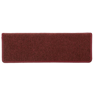 Tappetini per Scale 15 pz 65x25 cm Rosso Opaco cod mxl 76739
