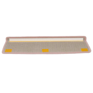 Tappetini per Scale 15 pz 65x25 cm Bianchi e Rosa cod mxl 58526