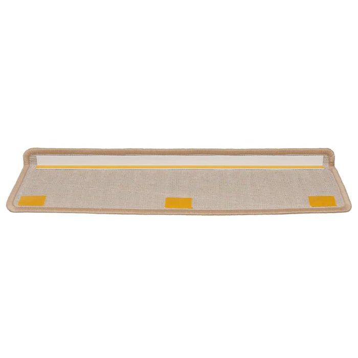 Tappetini per Scale 15 pz 65x25 cm Oro cod mxl 56085