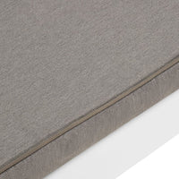 Panchine da Giardino con Cuscini 2 pz in Plastica Bianche 3059825