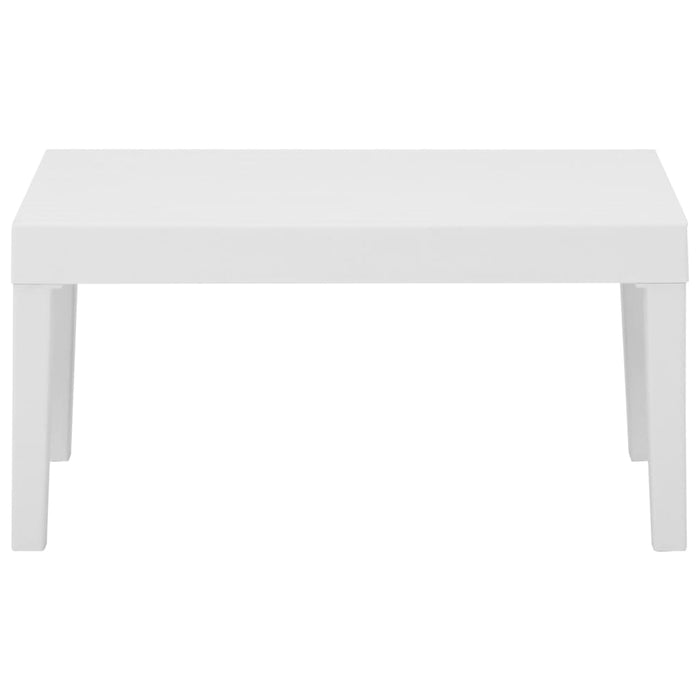 Set Divani da Giardino con Cuscini 3 pz in Plastica Bianco 3059827