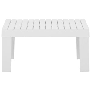 Set Divani da Giardino con Cuscini 3 pz in Plastica Bianco 3059827