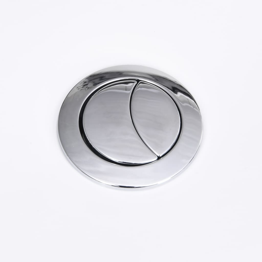 WC rotondo in ceramica con doppio flusso d'acqua, fondo bianco 02_0003560