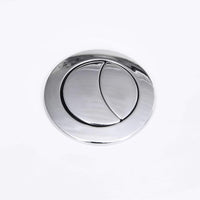 Vaso WC in Ceramica da Bagno Rotondo Base con Scarico Bianco 3059888