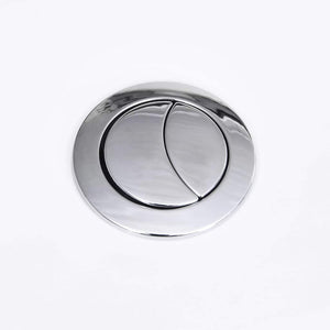 Vaso WC in Ceramica da Bagno Rotondo Base con Scarico Bianco 3059888