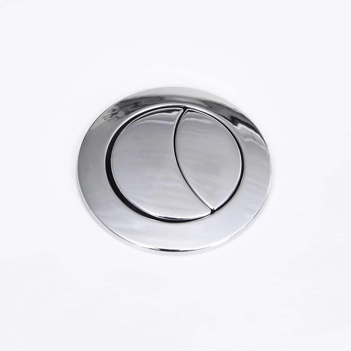 Vaso WC in Ceramica da Bagno Rotondo Base con Scarico Bianco 3059888