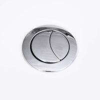 Vaso WC in Ceramica da Bagno Rotondo Base con Scarico Bianco 3059888