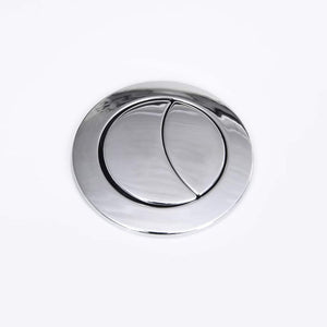 Vaso WC in Ceramica da Bagno Rotondo Base con Scarico Bianco 3059888