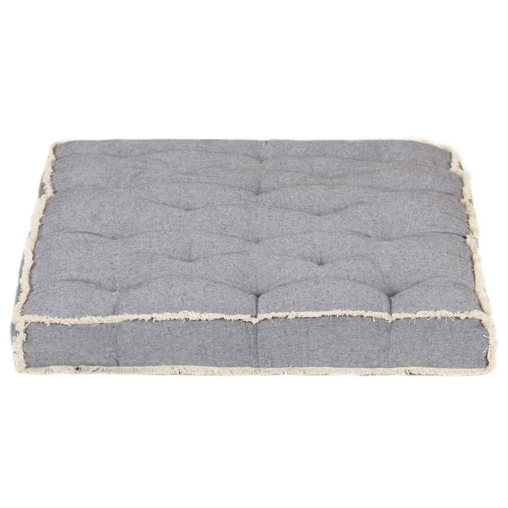Cuscino per Divano-Cuscini per Sofa in Pallet Antracite 120x80x10 cm