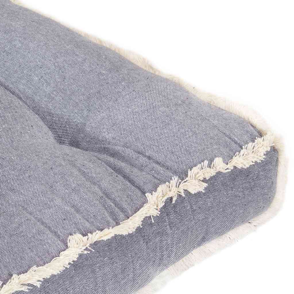 Cuscino per Divano-Cuscini per Sofa in Pallet Antracite 120x80x10 cm