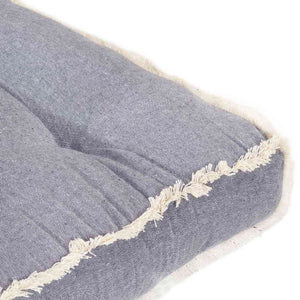 Cuscino per Divano-Cuscini per Sofa in Pallet Antracite 120x80x10 cm