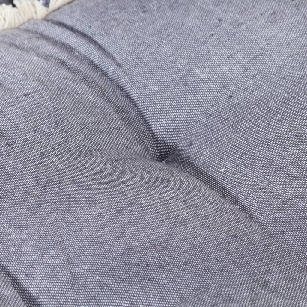 Cuscino per Divano in Pallet Antracite 120x80x10 cm 314797