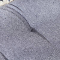 Cuscino per Divano in Pallet Antracite 120x80x10 cm 314797