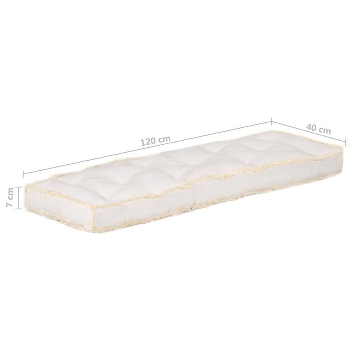 Cuscino per Divano in Pallet Beige 120x40x7 cm cod mxl 68513