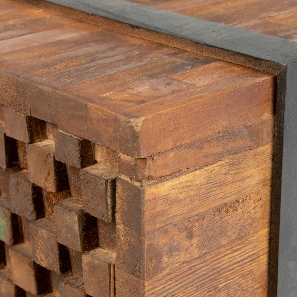 Tavolino da Salotto 110x45x38 cm in Legno Massello di Teak