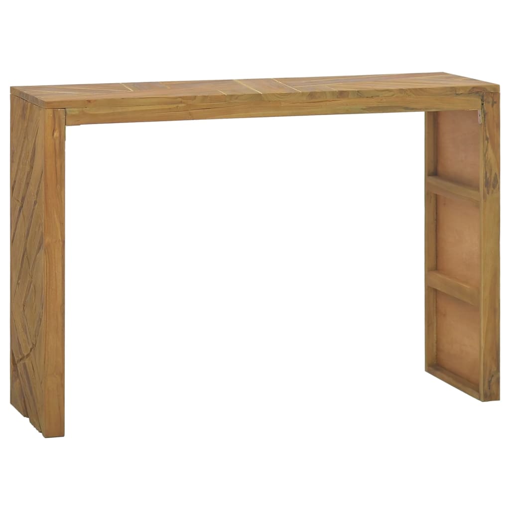 Tavolo Consolle 110x35x75 cm in Legno Massello di Teak cod mxl 63834