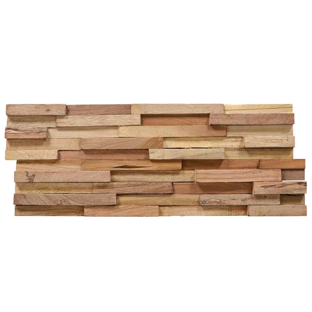 Pannelli per Pareti 10 pz 1,08 m² in Legno Massello di Teak 326178