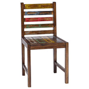 Sedie da Pranzo 2 pz in Legno Massello di Recupero cod mxl 13173
