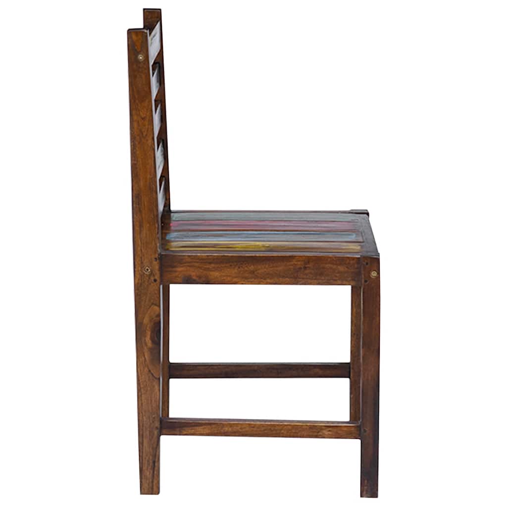 Sedie da Pranzo 2 pz in Legno Massello di Recupero cod mxl 13173
