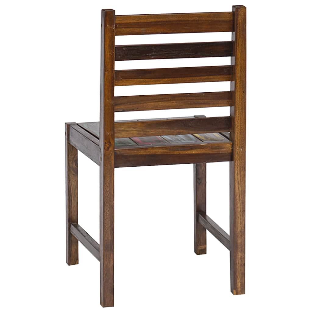 Sedie da Pranzo 2 pz in Legno Massello di Recupero cod mxl 13173