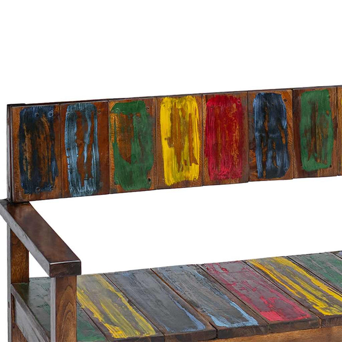 Sedie da Pranzo 4 pz in Legno Massello di Recupero 326180