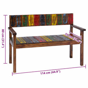 Sedie da Pranzo 4 pz in Legno Massello di Recupero cod mxl 31470