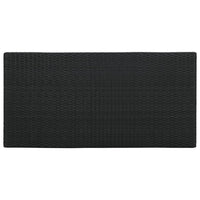 Set da Bar da Giardino 5 pz con Cuscini in Polyrattan Nero 3064918