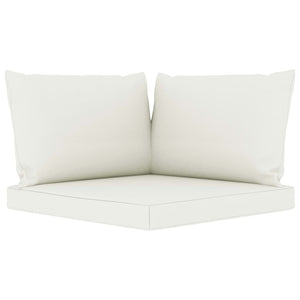 Set Divani da Giardino 6 pz con Cuscini Crema cod mxl 56707