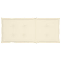 Sedie da Giardino Reclinabili 4 pz con Cuscini Massello Acacia 3065379