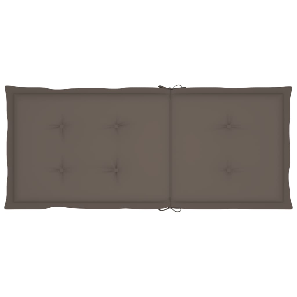 Sedie da Giardino Reclinabili 4 pz con Cuscini Massello Acacia 3065385