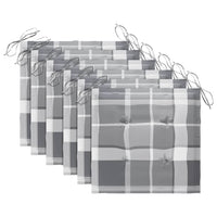 Sedie da Giardino Pieghevoli 6 pz con Cuscini Massello Acacia 3065421