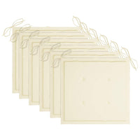 Sedie da Giardino Pieghevoli 6pz con Cuscini in Massello Acacia cod mxl 6484