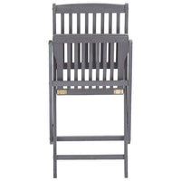 Sedie da Giardino Pieghevoli 6pz con Cuscini in Massello Acacia cod mxl 8286