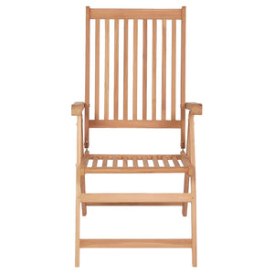 Sedie Reclinabili da Giardino 4 pz in Legno Massello di Teak cod mxl 11612
