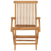 Sedie da Giardino con Cuscini Verdi 4 pz Legno Massello di Teak 3065637